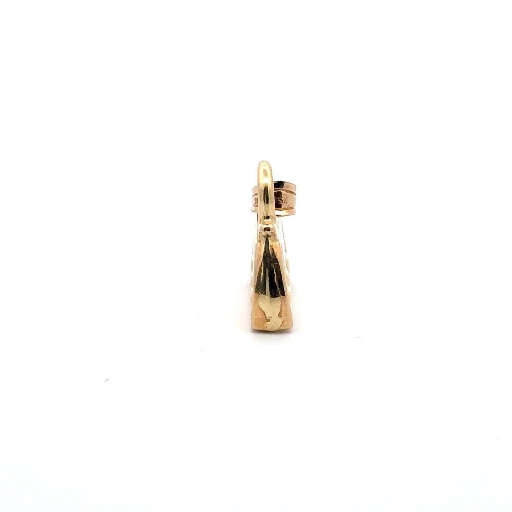 18K Gold Pendant Bag 2.15 grams with Defects Scratches - Picture 5 of 12